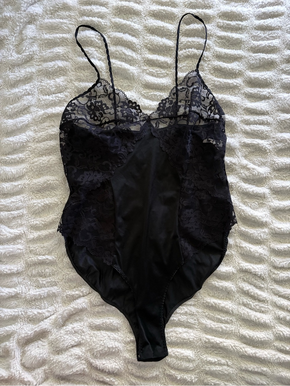 Vintage Undercover Black Lace Bodysuit made in the USA